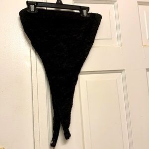 Cutout Black Unitard